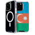 Azerbaijan Flag Distressed iPhone 14 Pro MagSafe Case